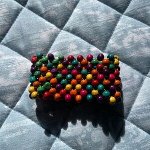 Multi colour beaded bracelet